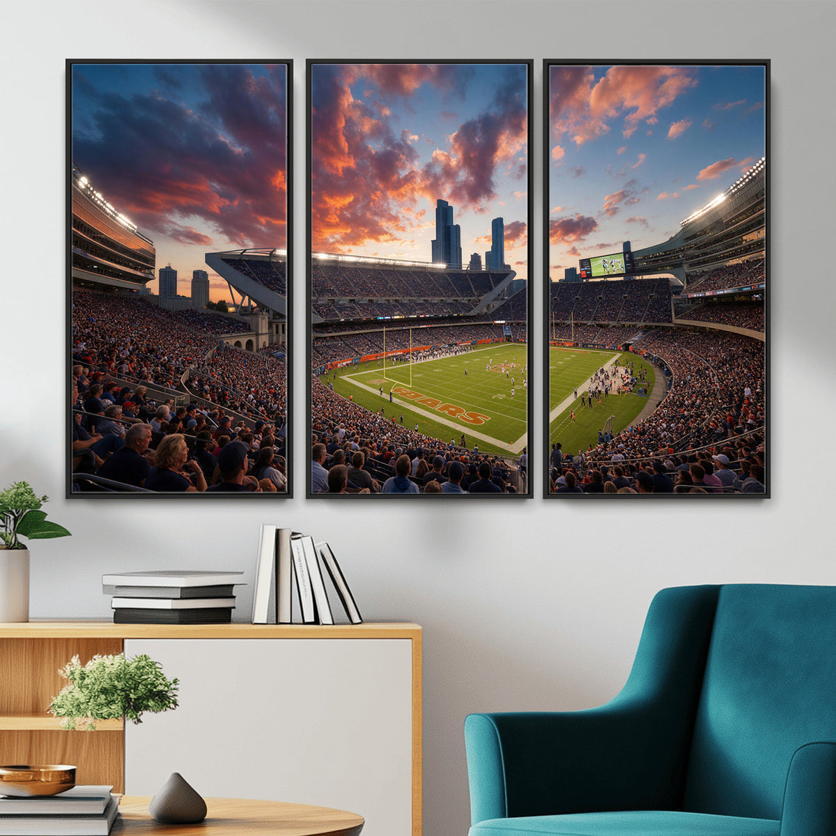 21104528-MGV-CV-36X24 - Stadium Wall Art Canvas Print