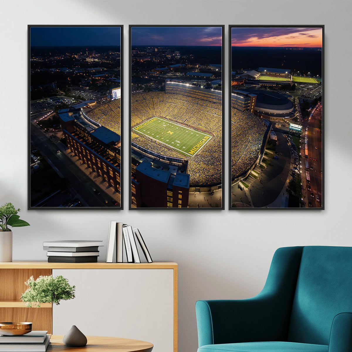 61127284-MGV-CV-36X24 - Stadium Wall Art Canvas Print