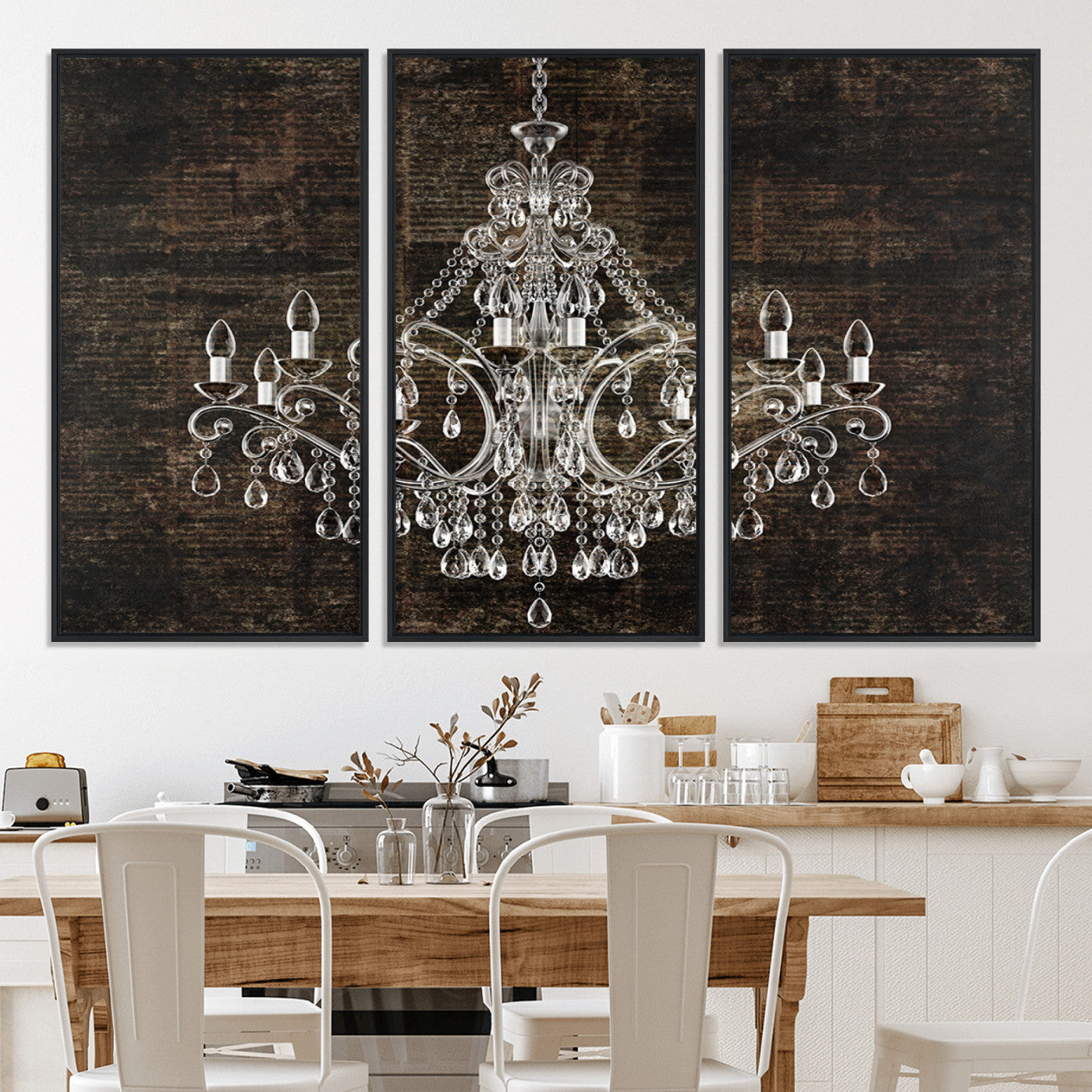 69434-MGV-CV-36X24-Rustic Chandelier Canvas Print