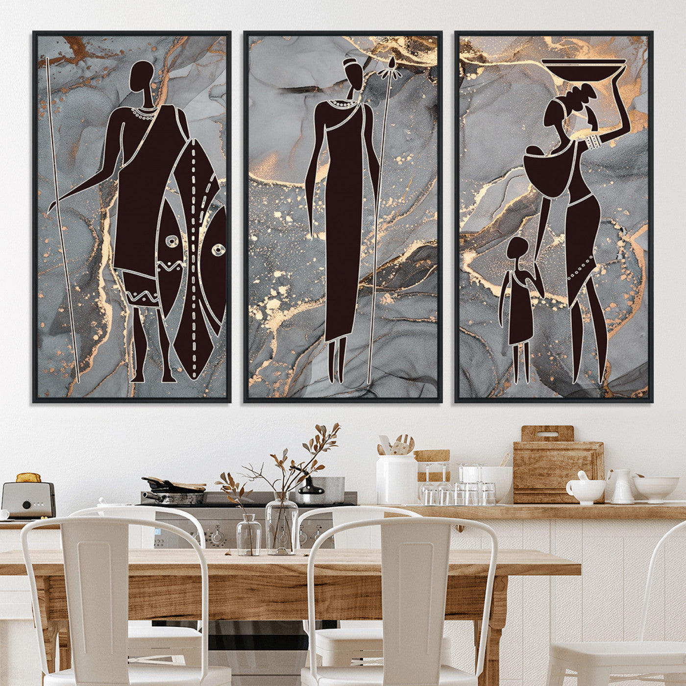 81756-MGV-CV-36X24-African American Wall Art African Women Painting Canvas Print