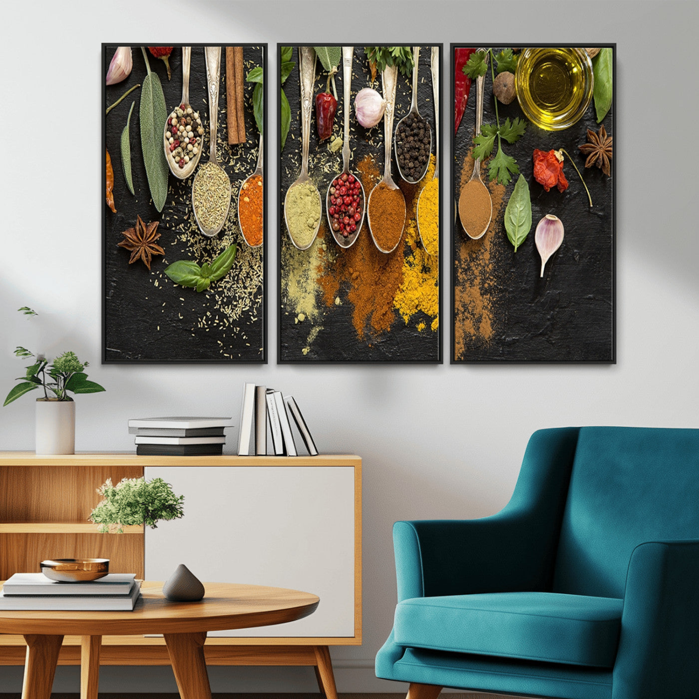 MGV-FC-48X32-3P - Spices Wall Art Canvas Print