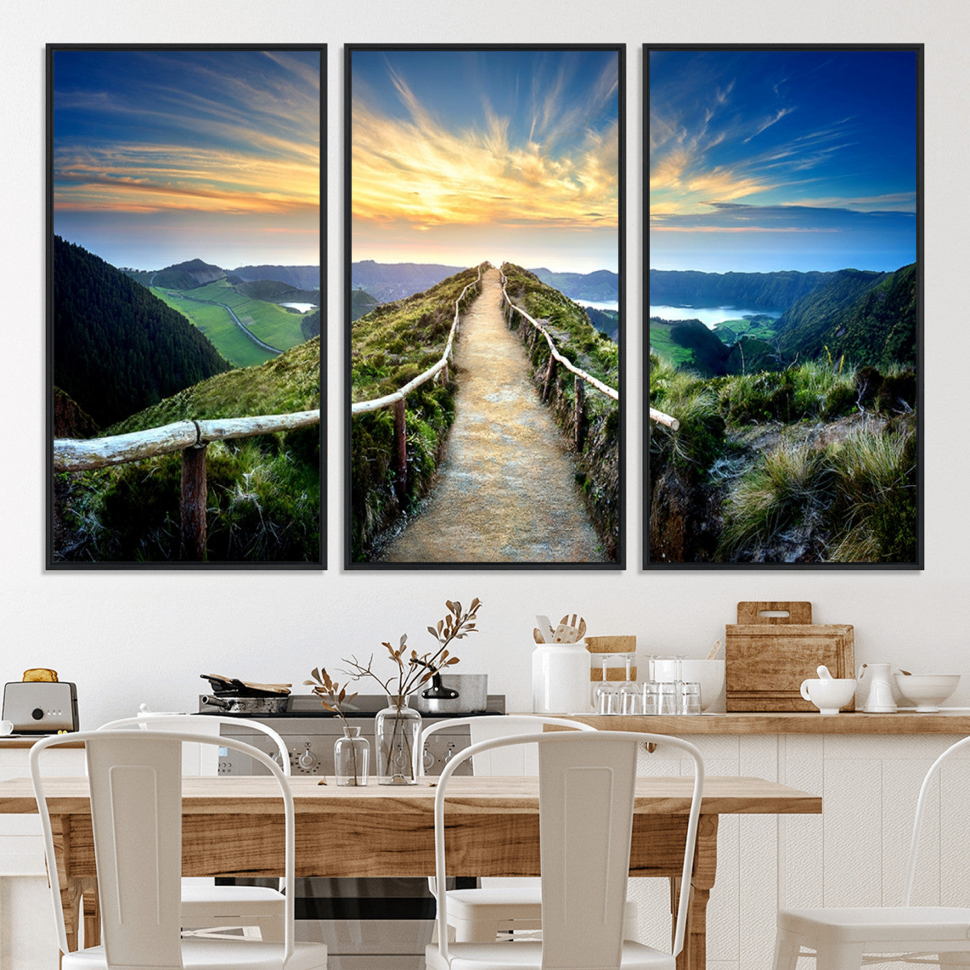 58887-MGV-CV-36X24-Mountain Landscape Wall Art Canvas Print