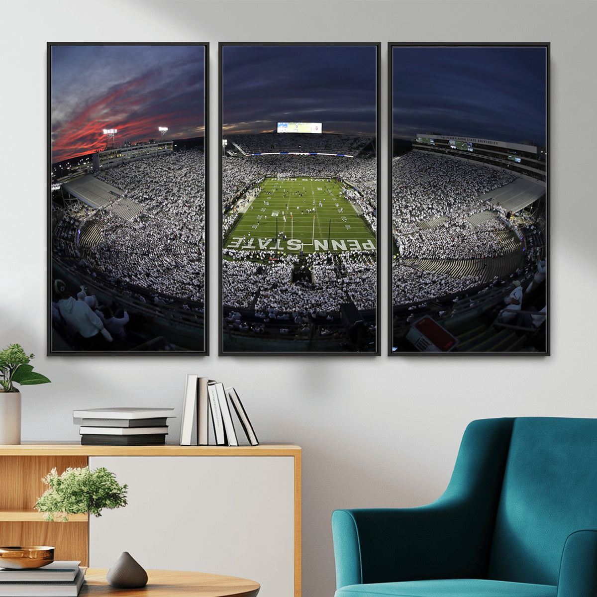 59877-MGV-CV-36X24 - Penn State University Nittany Lions Football Team Print