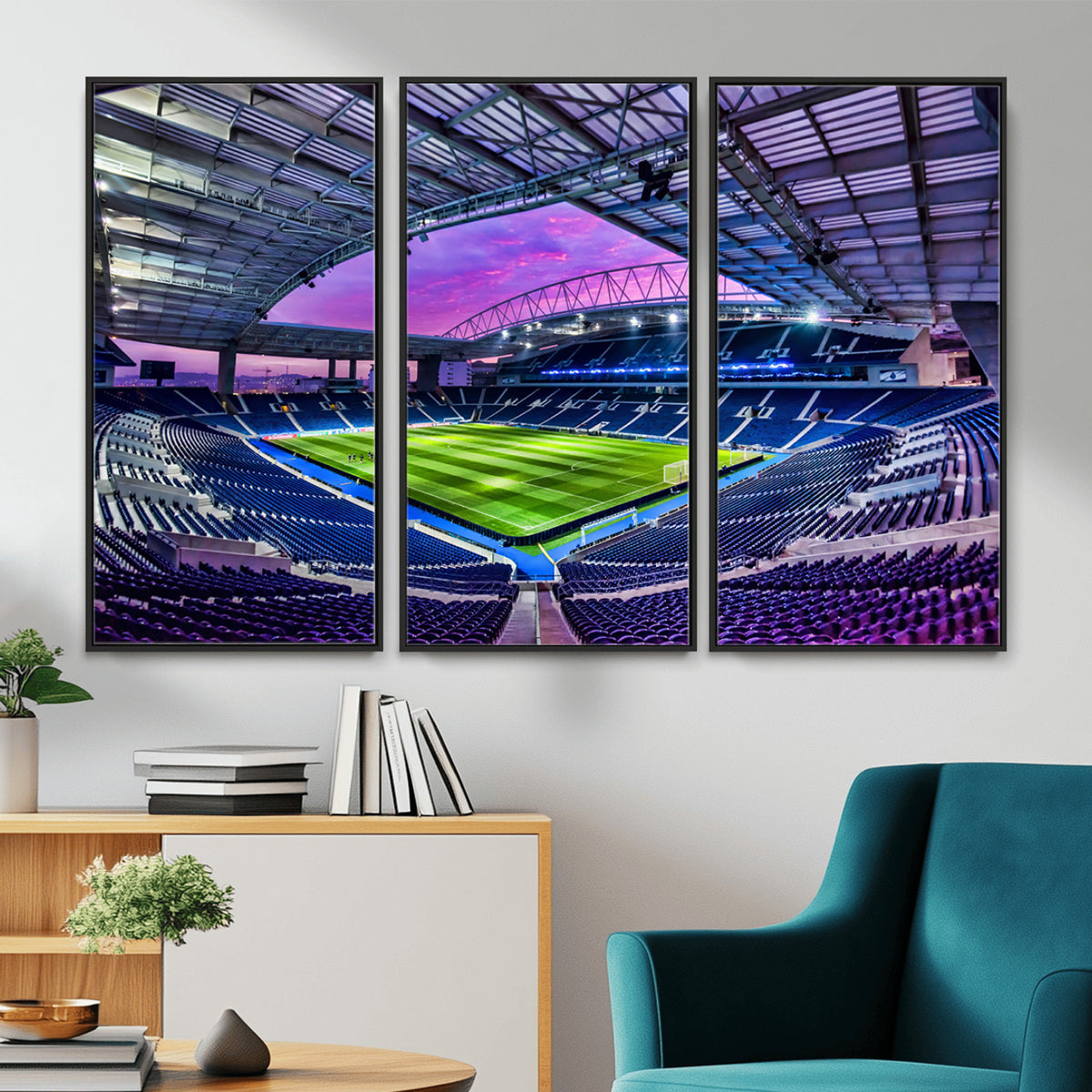 10851-MGV-CV-36X24 - FC Porto Soccer Team Print Canvas, Dragon Stadium Wall Art