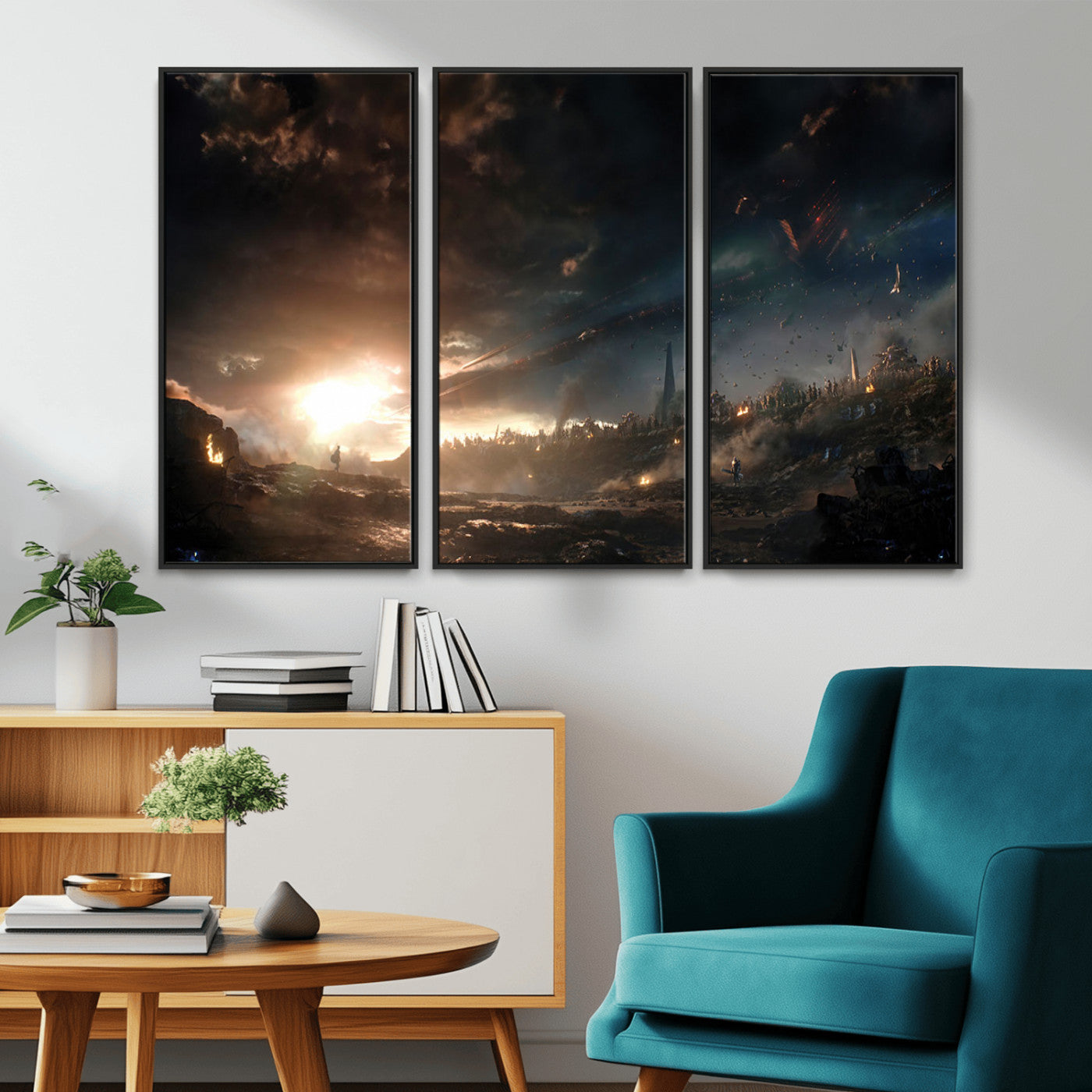 MGV-FC-48X32-3P - Avengers Planet Wall Art Canvas Print