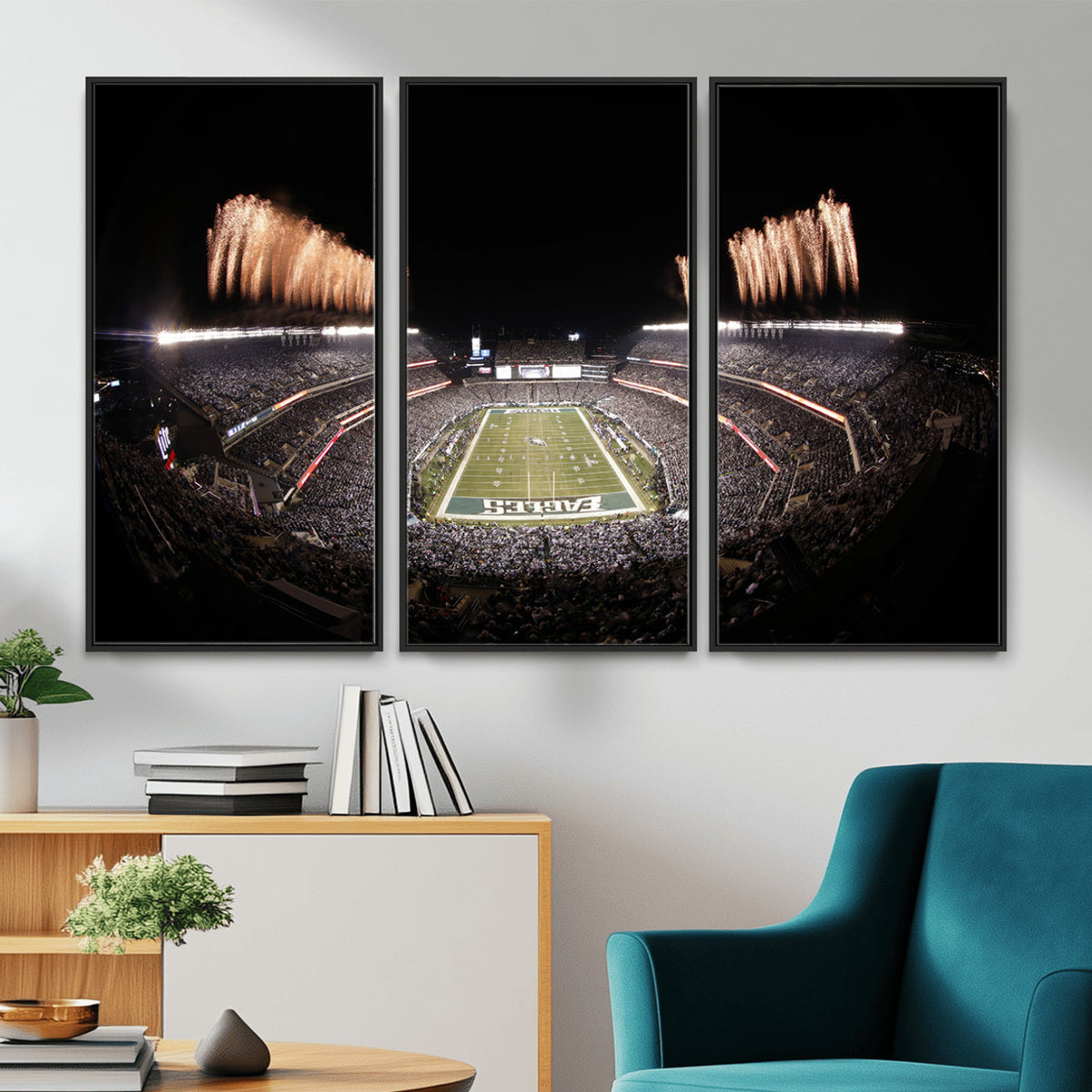 48893-MGV-CV-36X24 - Eagles Field Stadium Wall Art, Lincoln Financial Field