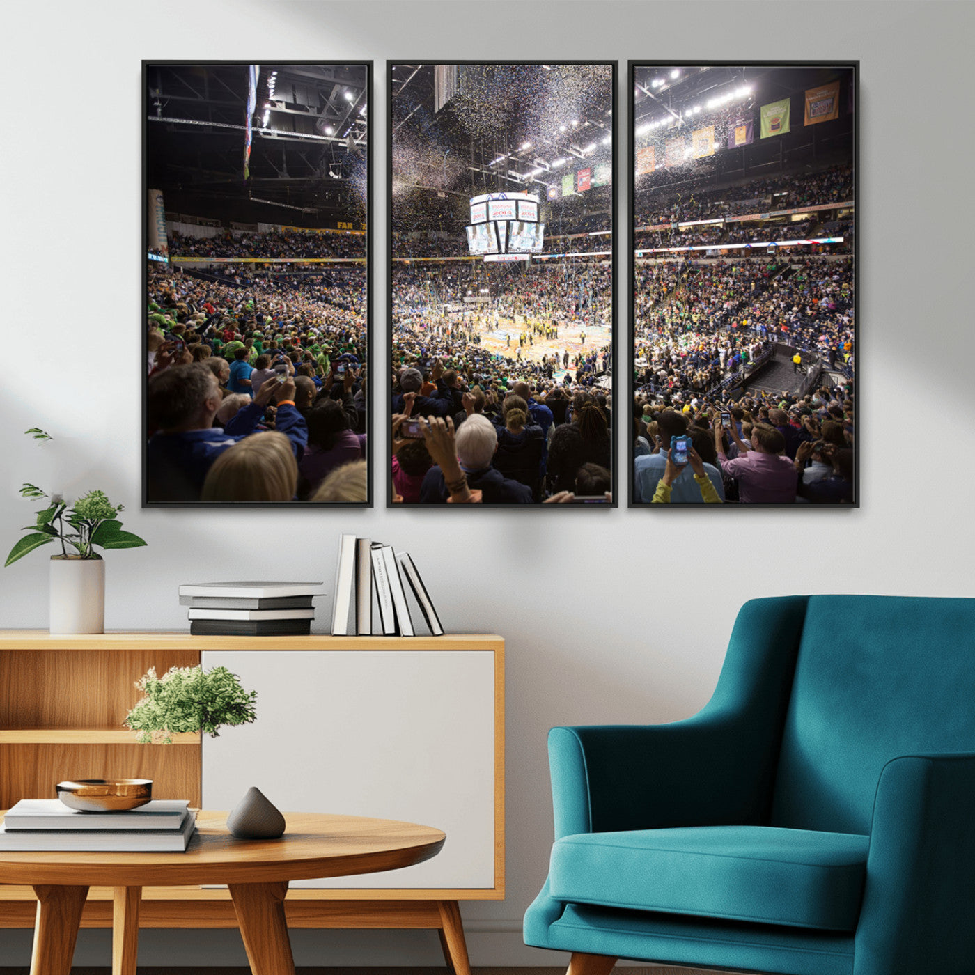 MGV-FC-48X32-3P - Bridgestone Arena Wall Art Canvas | Nashville Predators Hockey Team Print | Canvas Print | Ready to