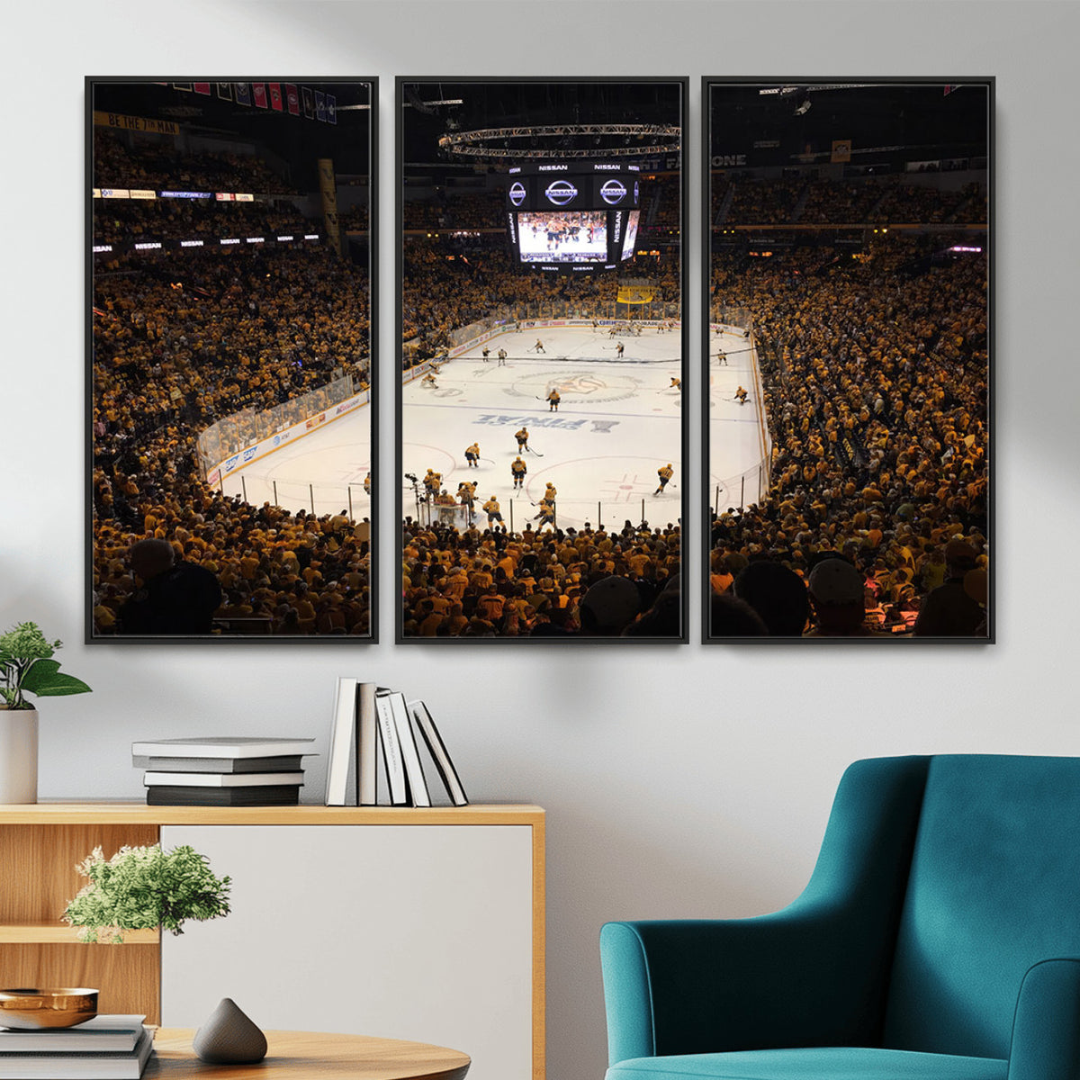 99407-MGV-CV-36X24 - Bridgestone Arena - Nashville Predators Hockey Team Print - Nashville Wall Art Canvas Print