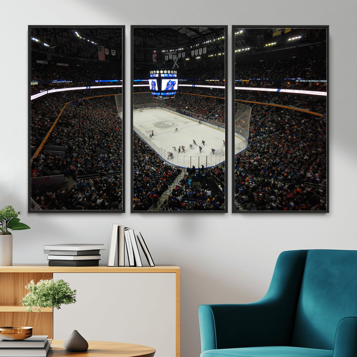 15132-MGV-CV-36X24 - KeyBank Center New York Buffalo Sabres Hockey Stadium Canvas