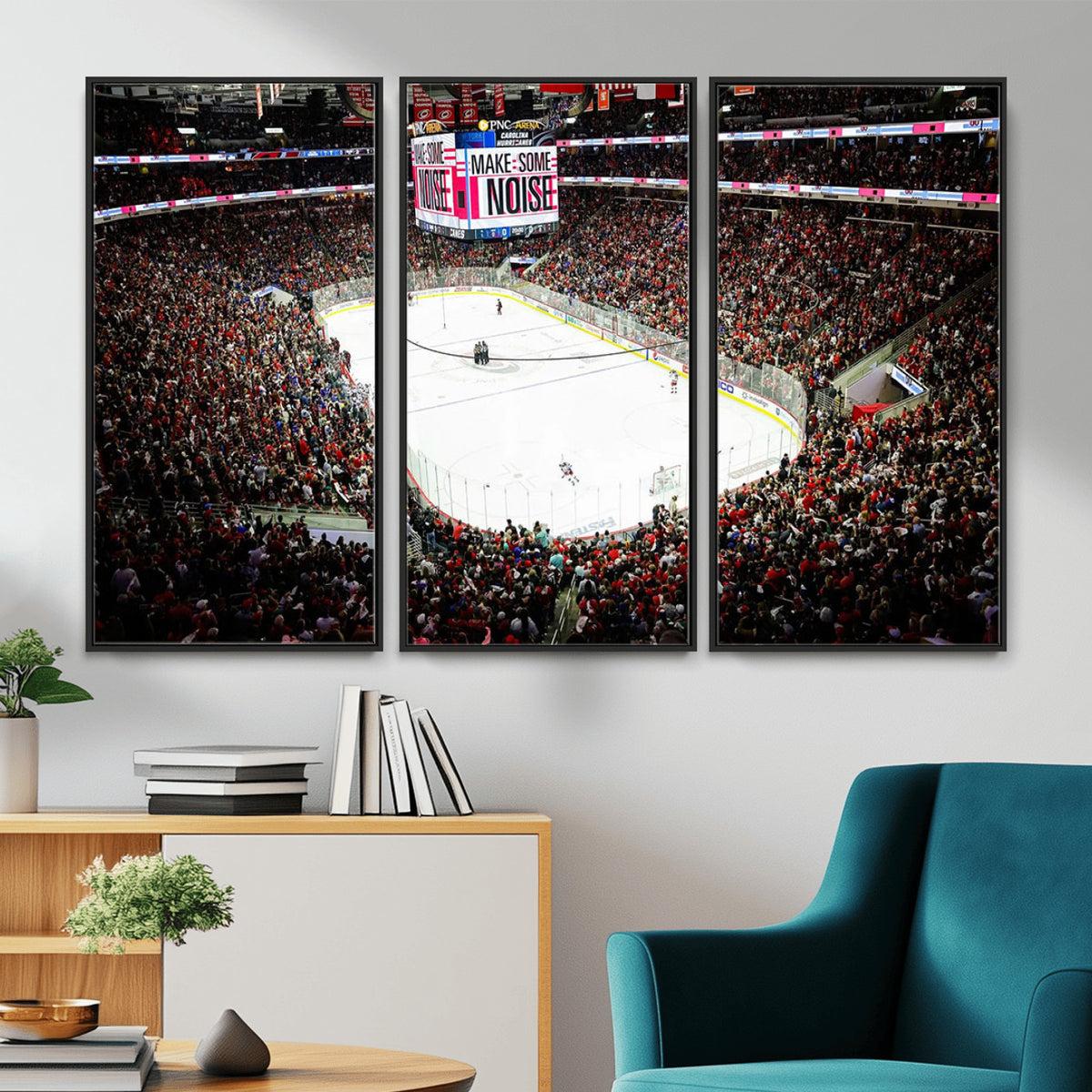 73950-MGV-CV-36X24 - PNC Arena Raleigh North Carolina Hurricanes Hockey Stadium