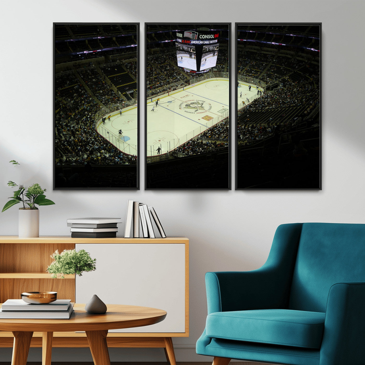 MGV-FC-48X32-3P - PPG Paints Arena Pennsylvania Pittsburgh Penguins Hockey Stadium Canvas, Pennsylvania Pittsburgh