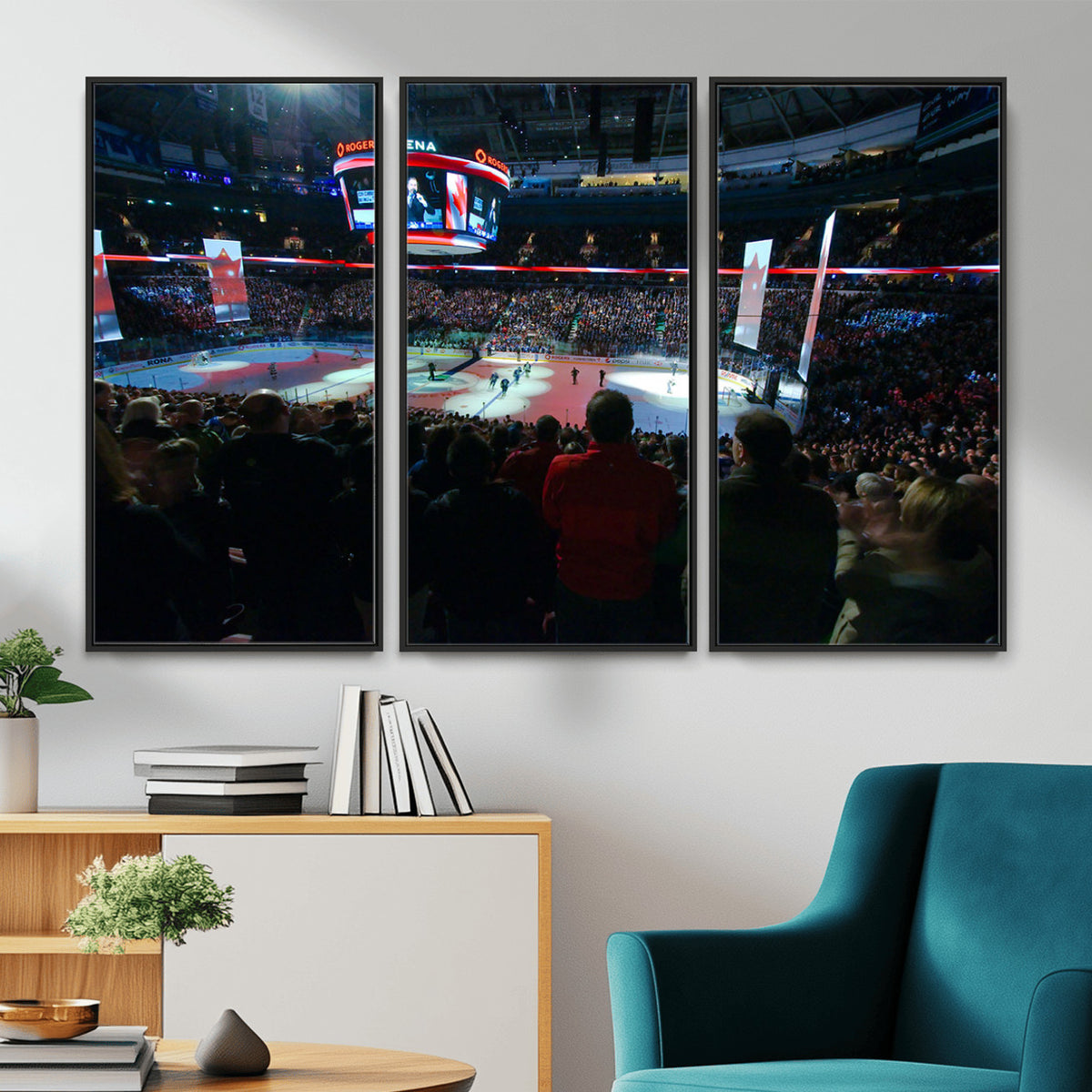 84945-MGV-CV-36X24 - Rogers Arena Vancouver Canucks Ice Hockey Stadium Wall Art