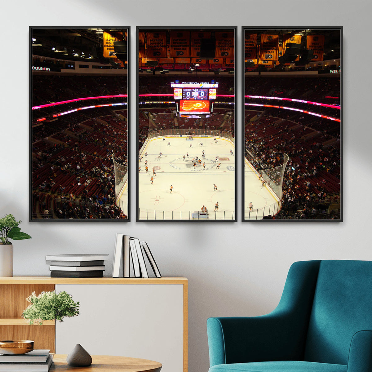 98213-MGV-CV-36X24 - Wachovia Center Prior to Flyers Game Ice Hockey Stadium