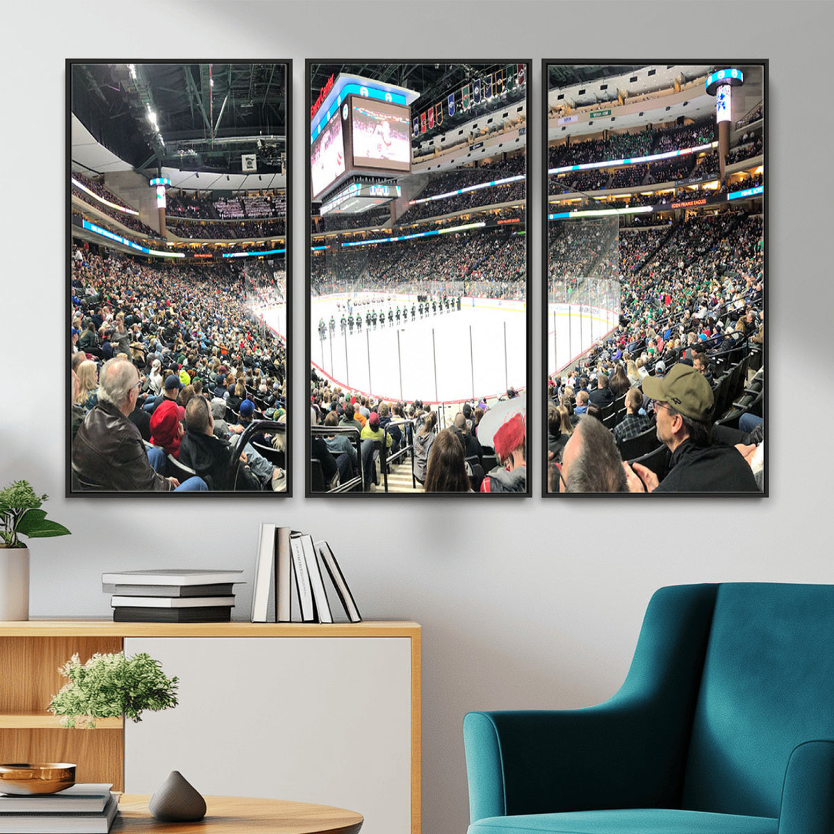 44414-MGV-CV-36X24 - Xcel Energy Center St Paul Minnesota Wild Ice Hockey Stadium