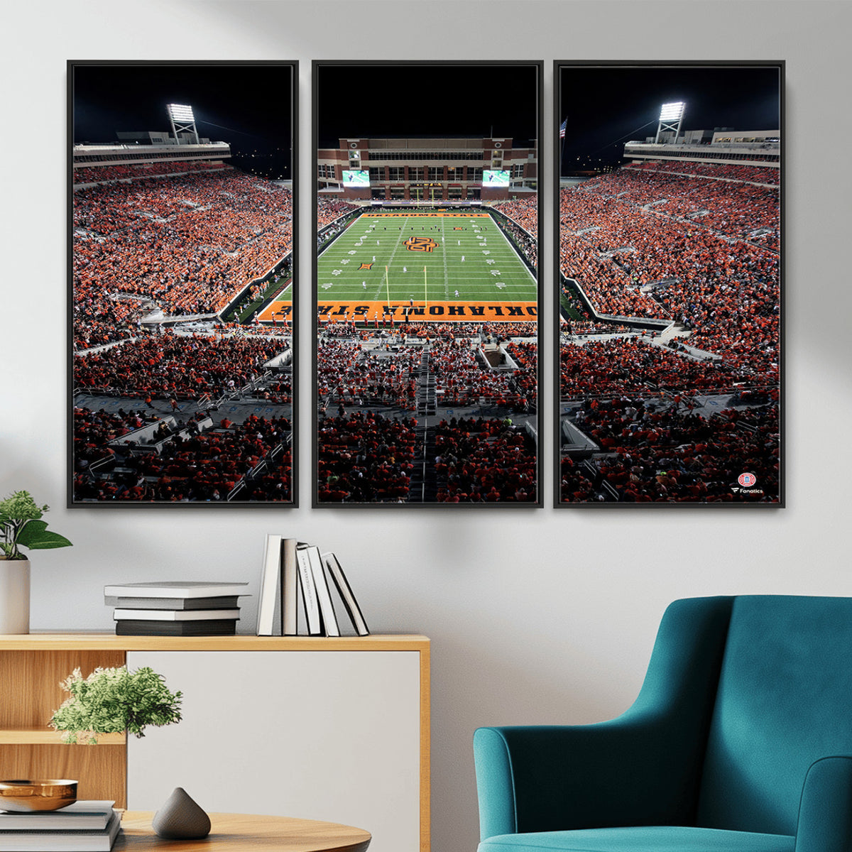 81675-MGV-CV-36X24 - Boone Pickens Stadium Wall Art Oklahoma State Cowboys Print