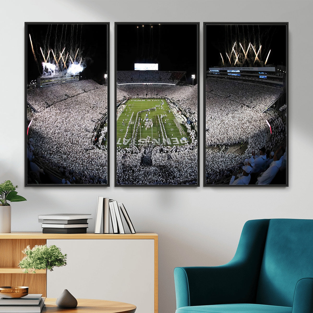 84537-MGV-CV-36X24 - Penn State Beaver Stadium Canvas Wall Art - Nittany Lions Football Print