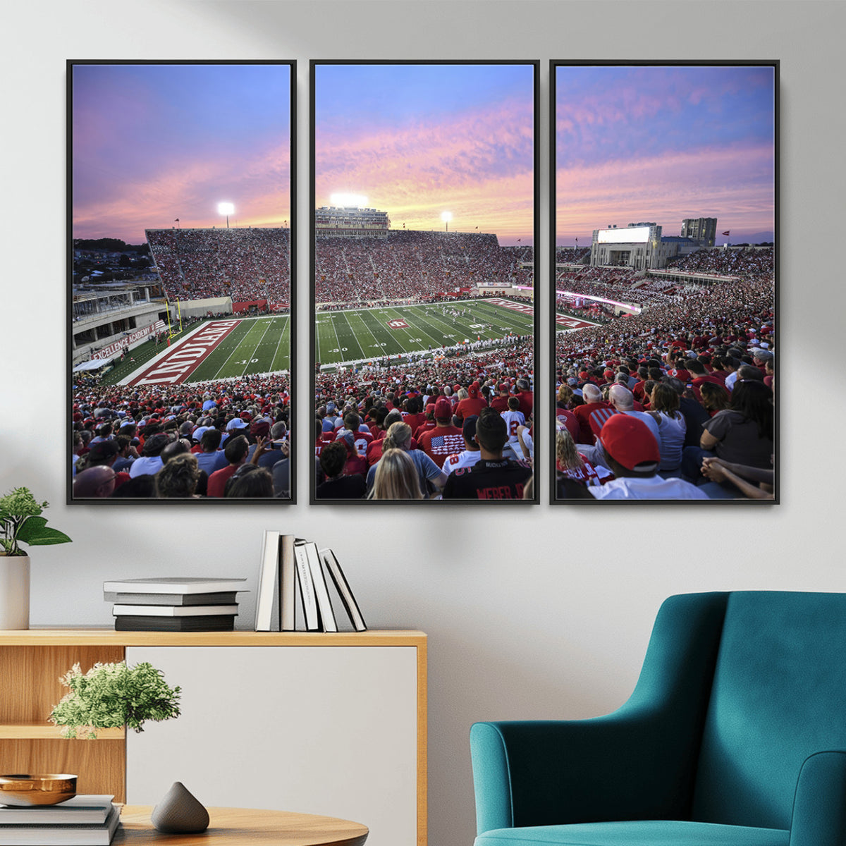 13046-MGV-CV-36X24 - Indiana University Hoosiers Football Team Print