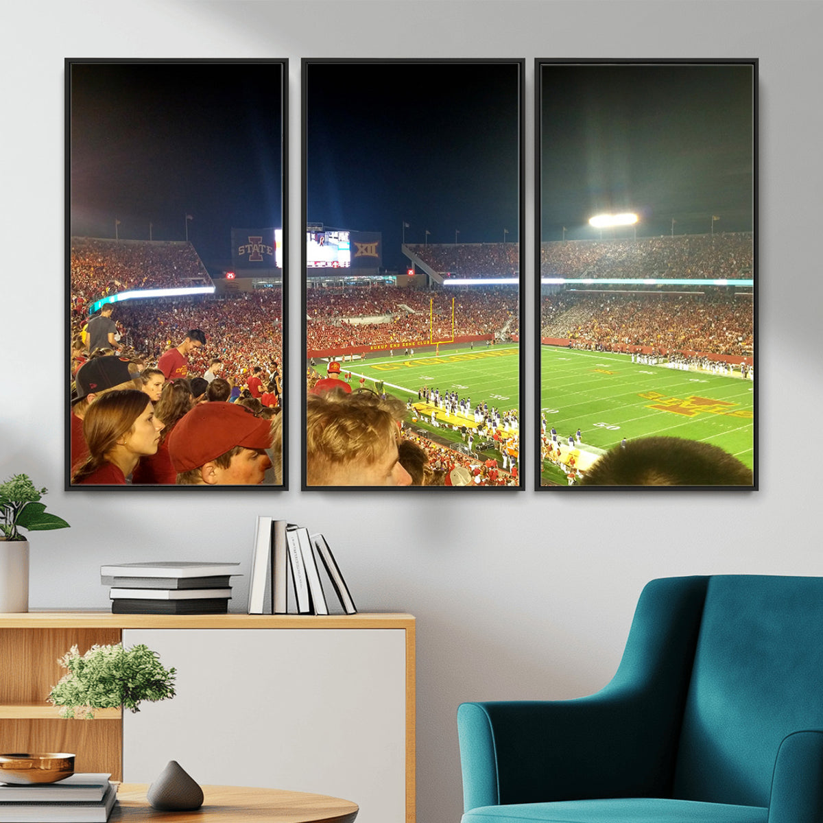 94319-MGV-CV-36X24 - Iowa State University Cyclones Art Print, Jack Trice Stadium Ames