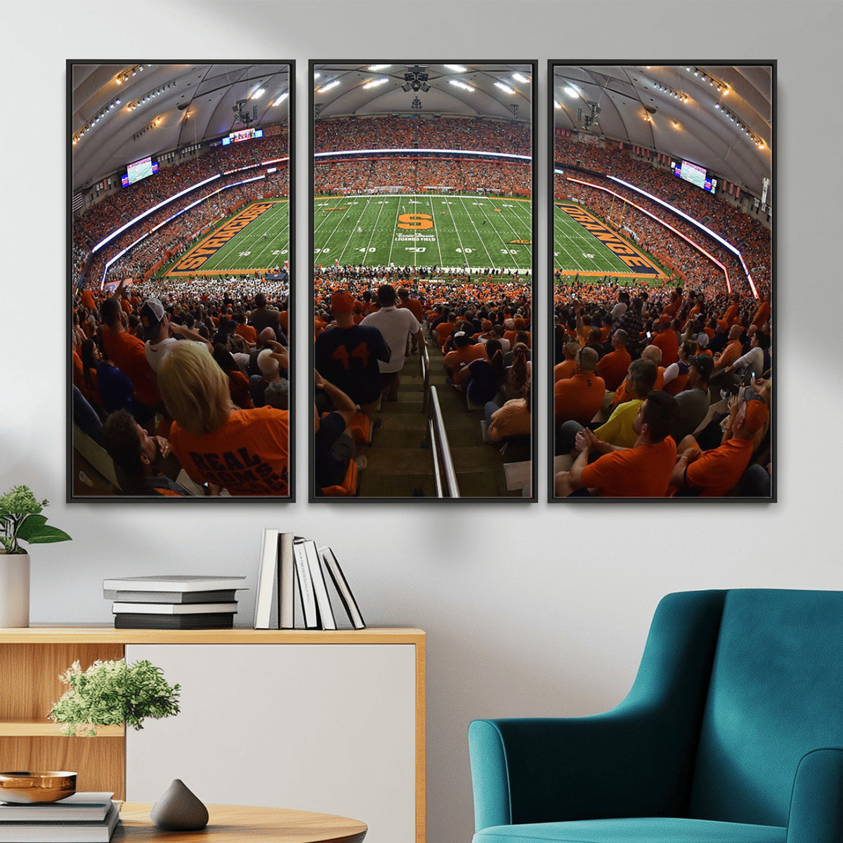 43291-MGV-CV-36X24 - Syracuse University Orange Football Canvas Print, Football Team Print - Syracuse JMA Wireless Dome