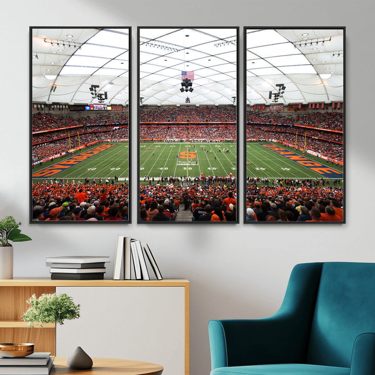 78104-MGV-CV-36X24 - Syracuse University Orange Football Team Print, Syracuse