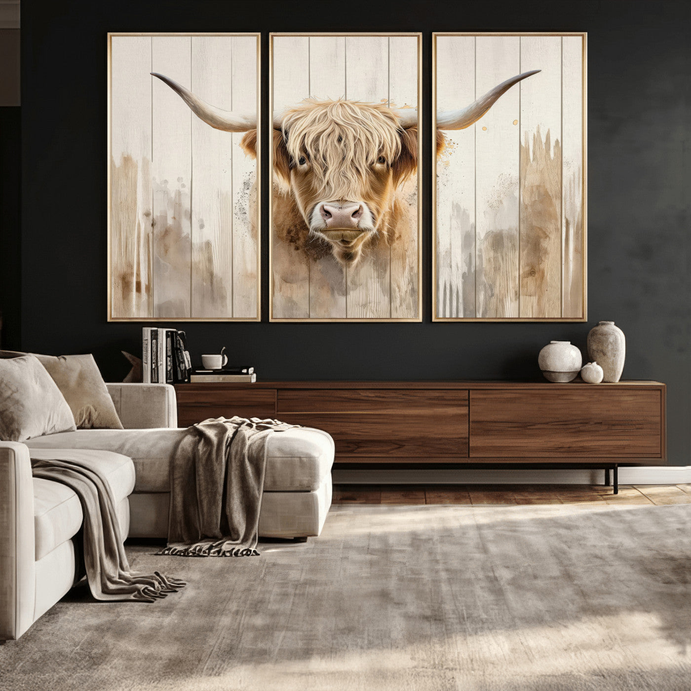 83059-MGV-CV-36X24 - Vibrant Autumn Landscape Canvas Wall Art - Fall Foliage and Mountain View Print for Home, Farmhouse, and Cozy Cabin Decor, Ready to Hang