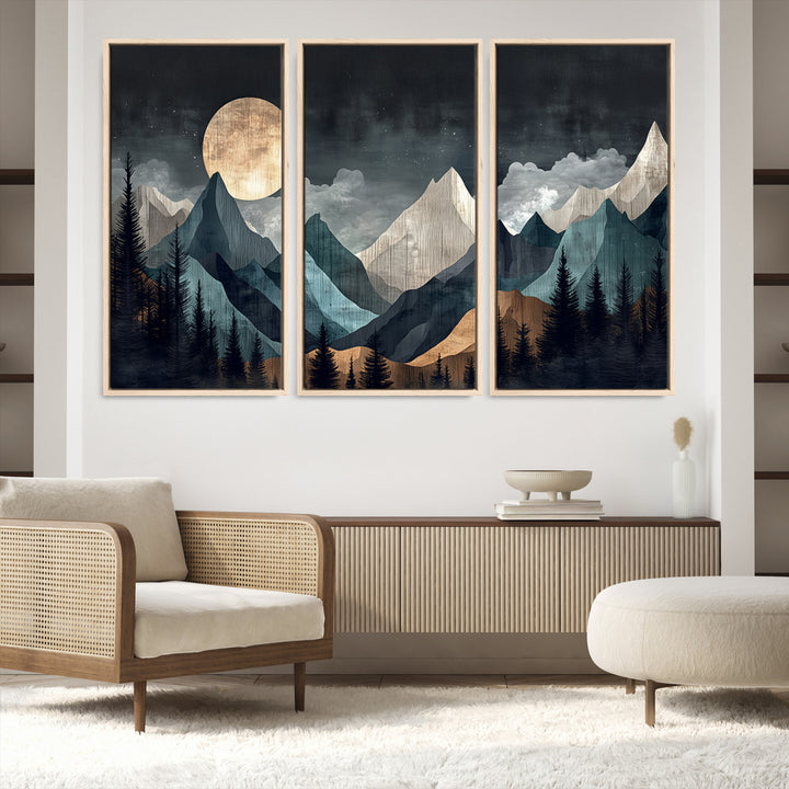 Framed Wall Art Canvas Print