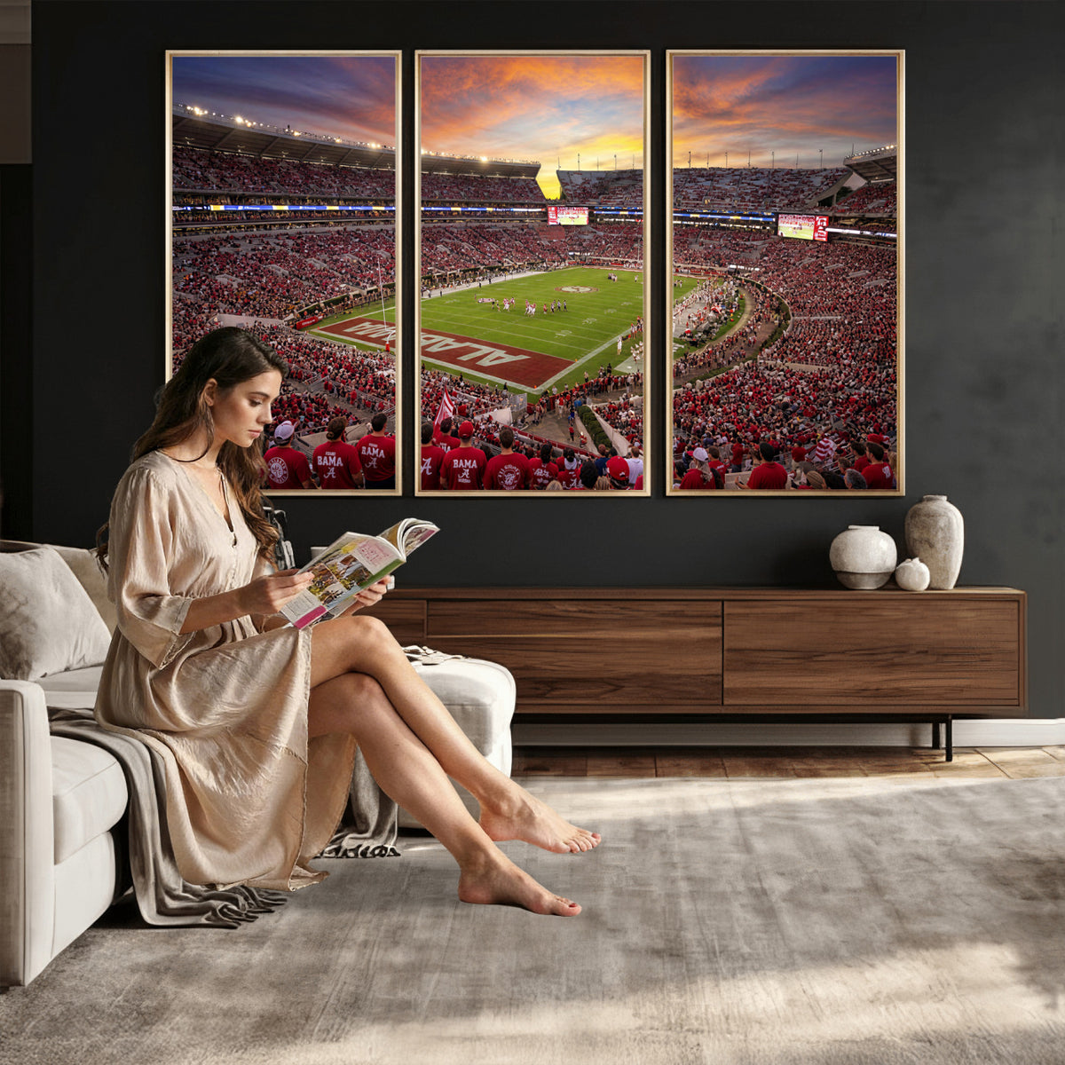 41995919-MGV-CV-36X24 - Stadium Wall Art Canvas Print