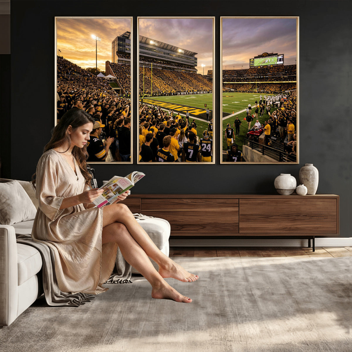 60847729-MGV-CV-36X24 - Stadium Wall Art Canvas Print