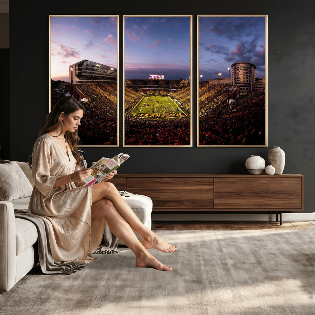 49683861-MGV-CV-36X24 - Stadium Wall Art Canvas Print