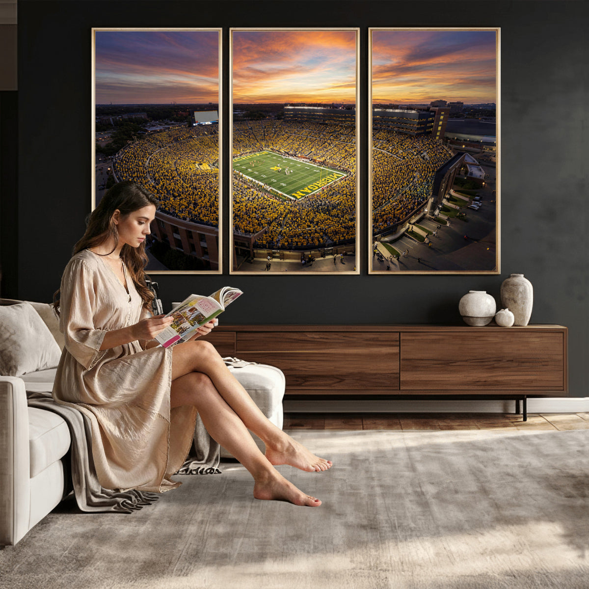64902586-MGV-CV-36X24 - Stadium Wall Art Canvas Print