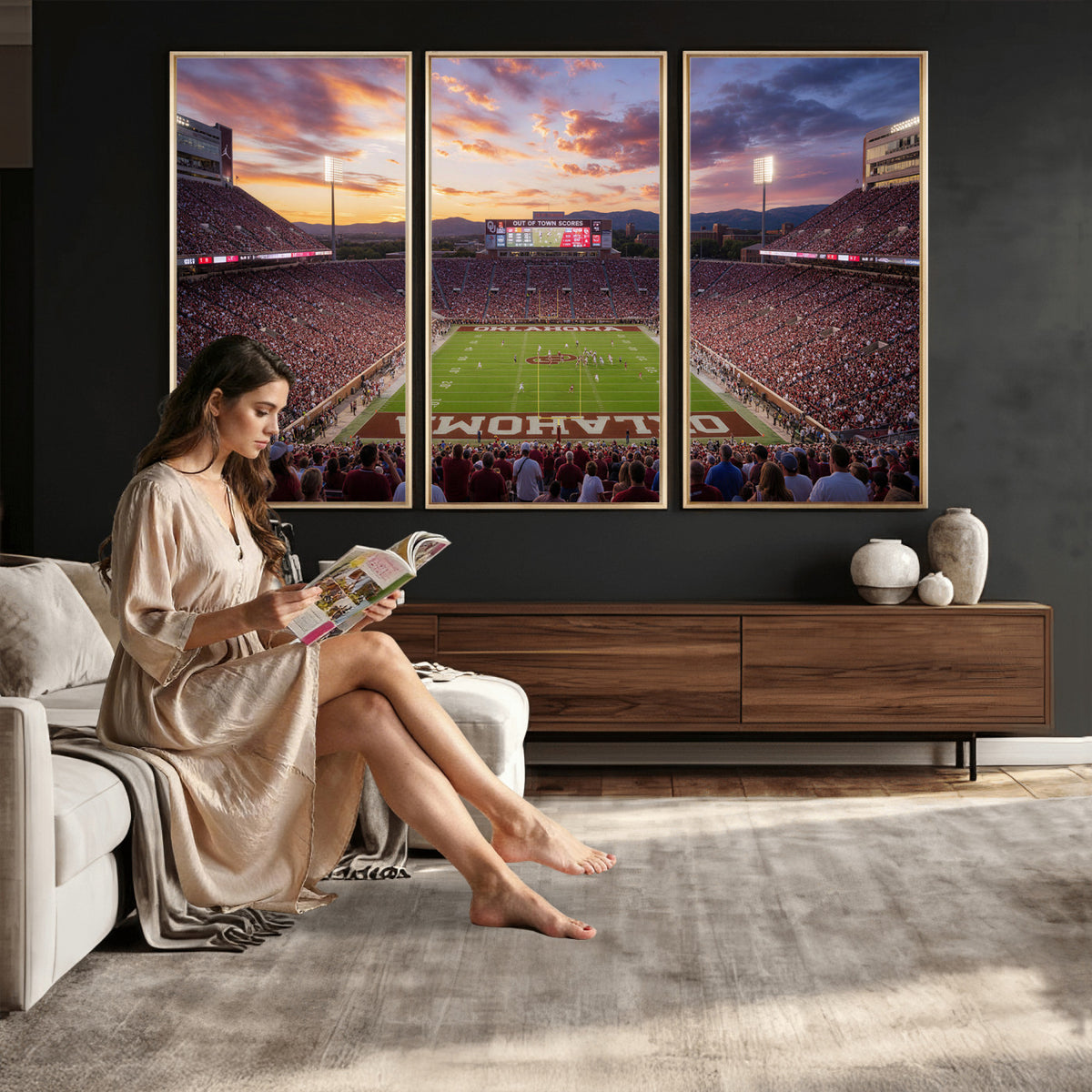 18509931-MGV-CV-36X24 - Stadium Wall Art Canvas Print