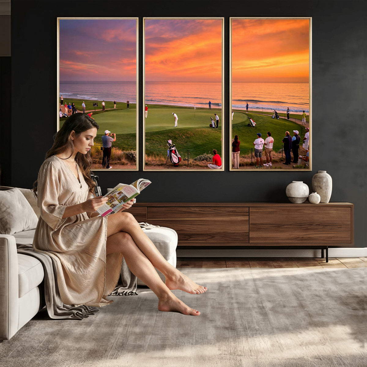 57561775-MGV-CV-36X24 - Stadium Wall Art Canvas Print