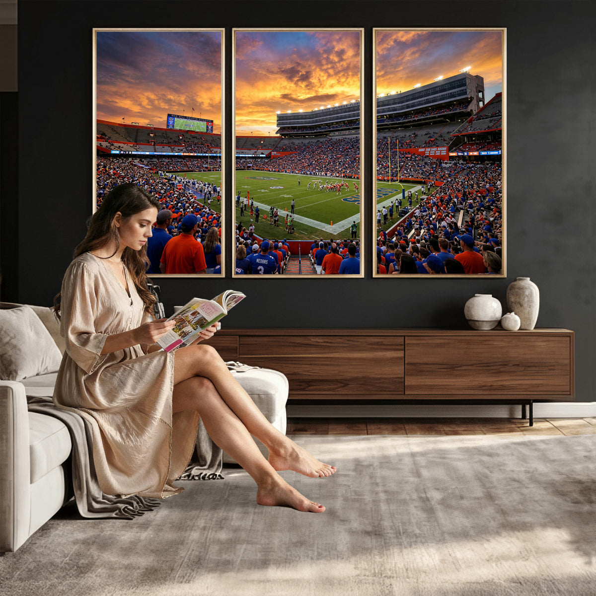 23829865-MGV-CV-36X24 - Stadium Wall Art Canvas Print