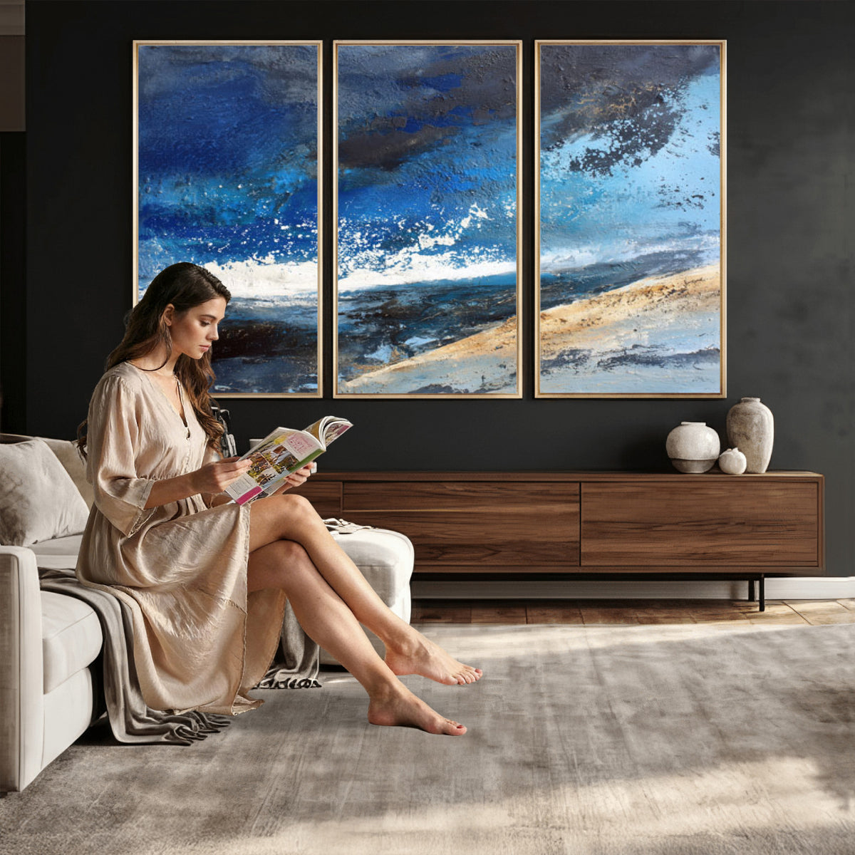 72157369-_Poster-30x20 - Extra Large Abstract Wall Art Canvas Print