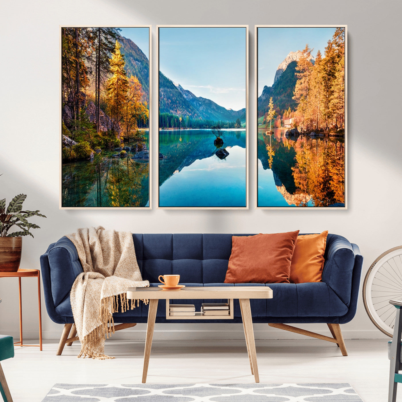 -Fantastic Autumn Panorama Wall Art Canvas Print
