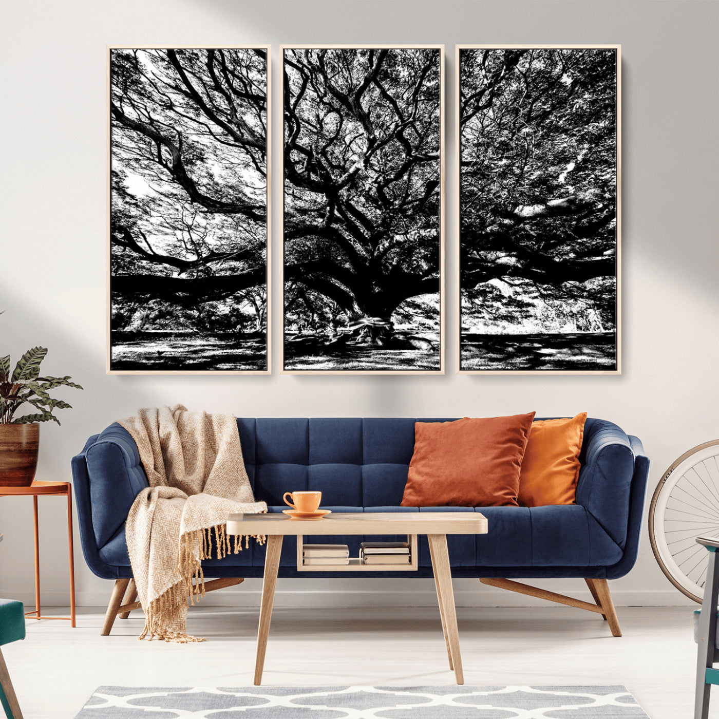 MGV-FC-48X32-3P - Mighty Angel Oak Wall Art | Angel Oak Tree Art Print