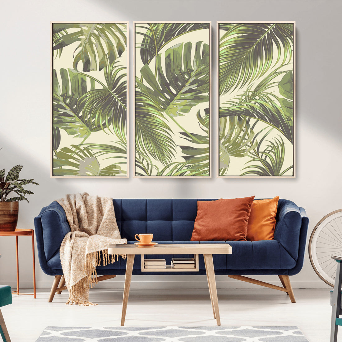 Palm Leaves Canvas Print