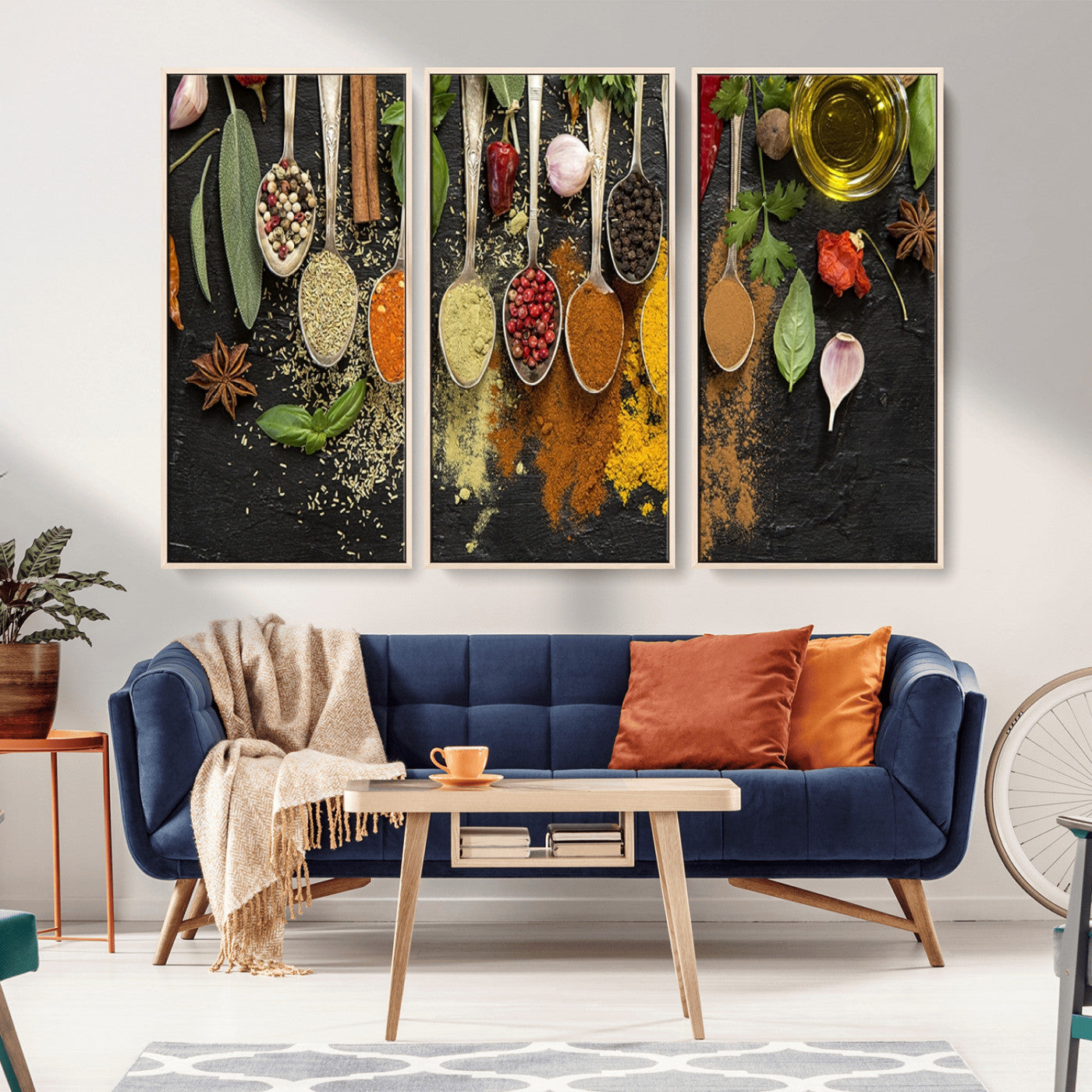 MGV-FC-48X32-3P - Spices Wall Art Canvas Print