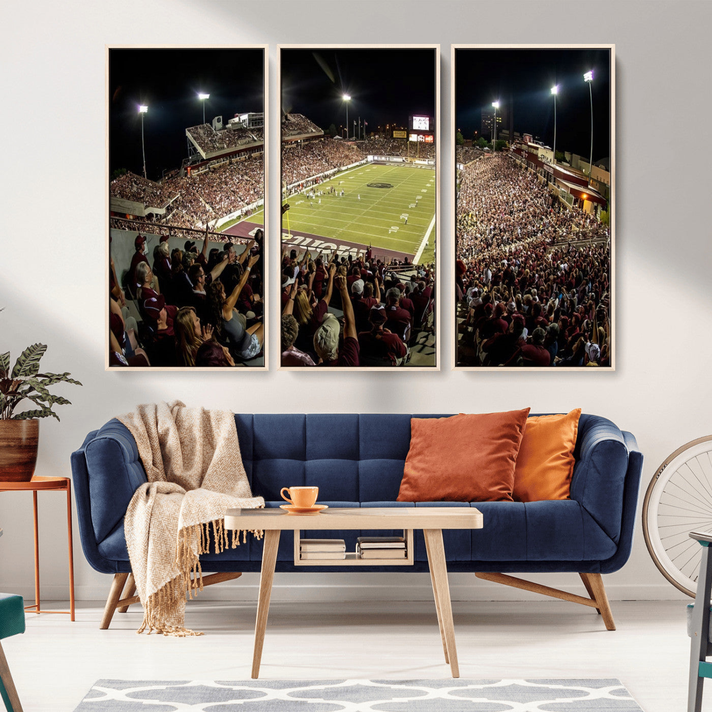 -Washington-Grizzly Stadium Canvas Print, American Football Wall Art Canvas Print, Stadium Sport Wall