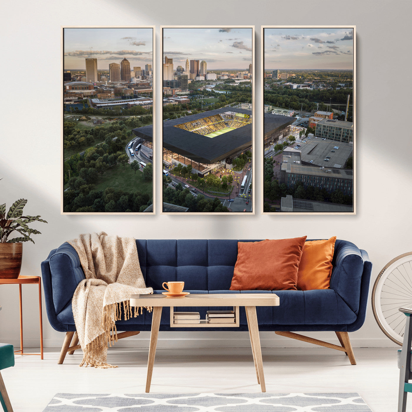 MGV-FC-48X32-3P - Columbus Crew Soccer Team Print - Columbus Crew Stadium Wall Art, Columbus Crew Soccer Wall Art