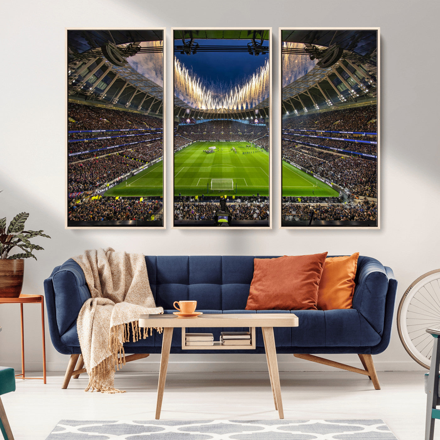 MGV-FC-48X32-3P - Tottenham Hotspur Football Team Print - London Tottenham Hotspur Stadium Wall Art Canvas Print