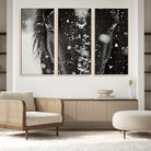 73281-MGV-FC-48X32-3P_Natural-Winter Horse Snow Wall Art Canvas Print