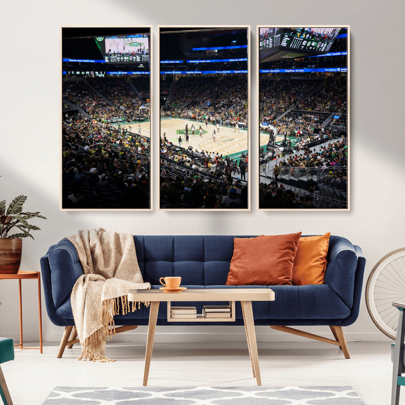 MGV-FC-48X32-3P - Climate Pledge Arena | Washington Seattle Kraken Hockey Stadium Wall Art | Canvas Print | Ready to