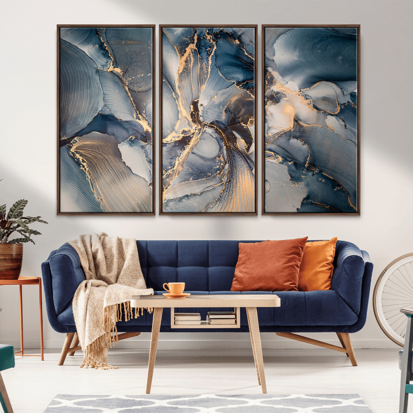MGV-FC-48X32-3P - Abstract Wall Art Canvas Print for Modern Home Decor