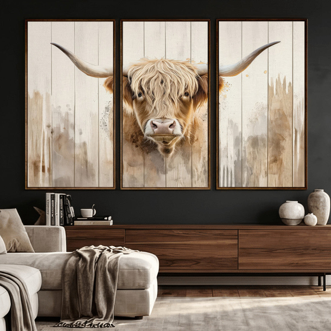 83059-MGV-CV-36X24 - Vibrant Autumn Landscape Canvas Wall Art - Fall Foliage and Mountain View Print for Home, Farmhouse, and Cozy Cabin Decor, Ready to Hang