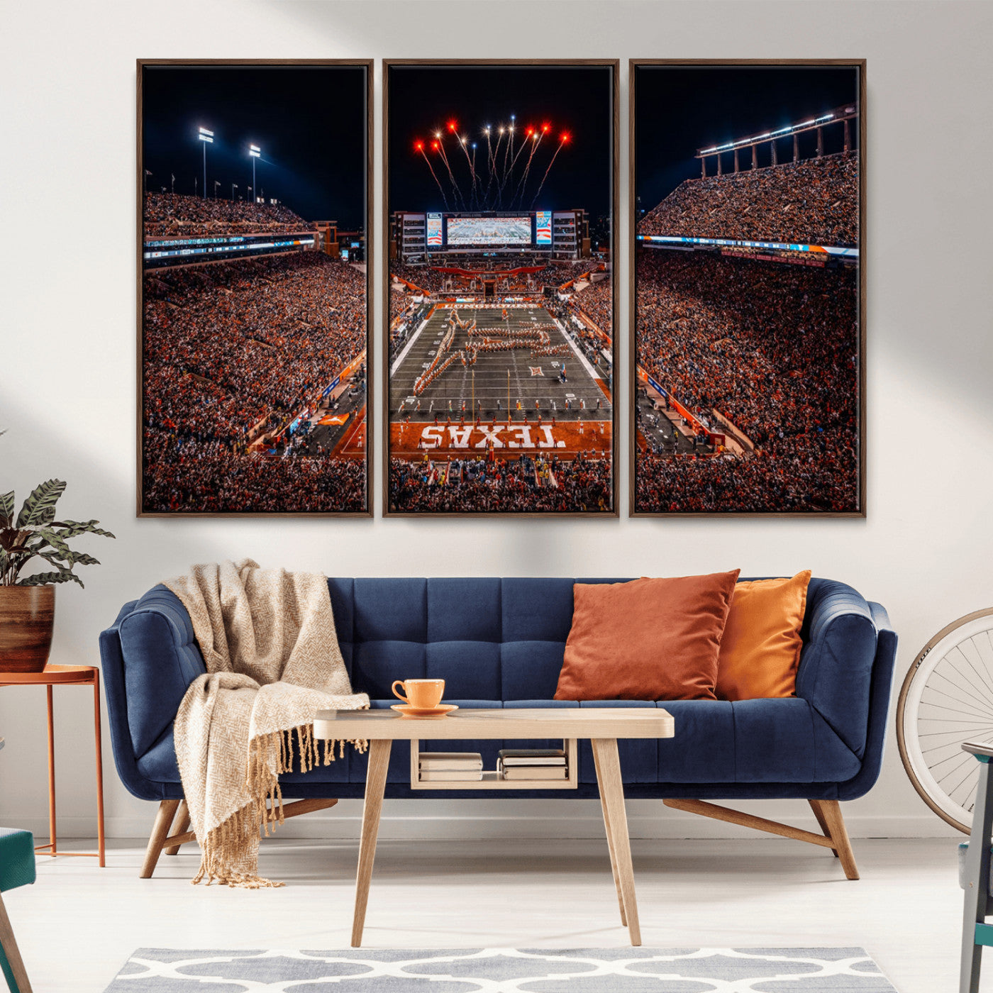 MGV-FC-48X32-3P - Texas Memorial Stadium Wall Art Canvas Print