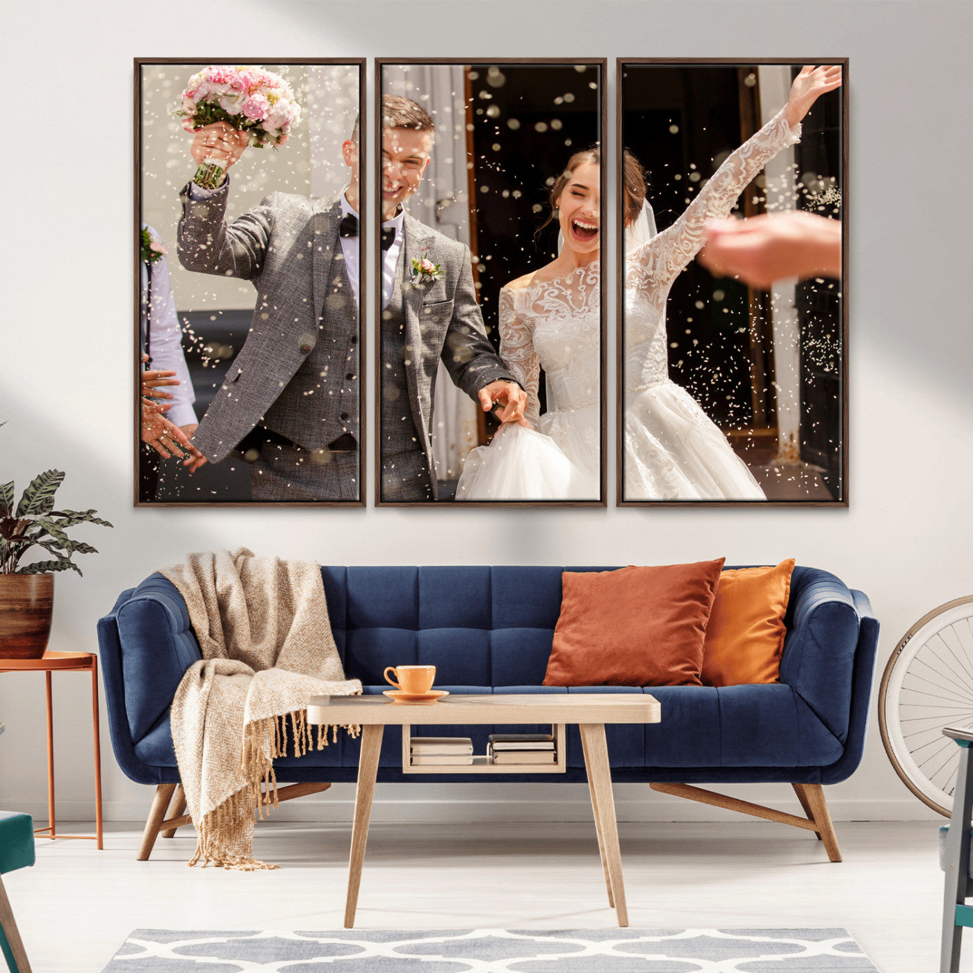 Framed Create Your Canvas Print - Personalized Wall Art for Home Decor Wall Art Print, Create Your Own Photo Canvas Print