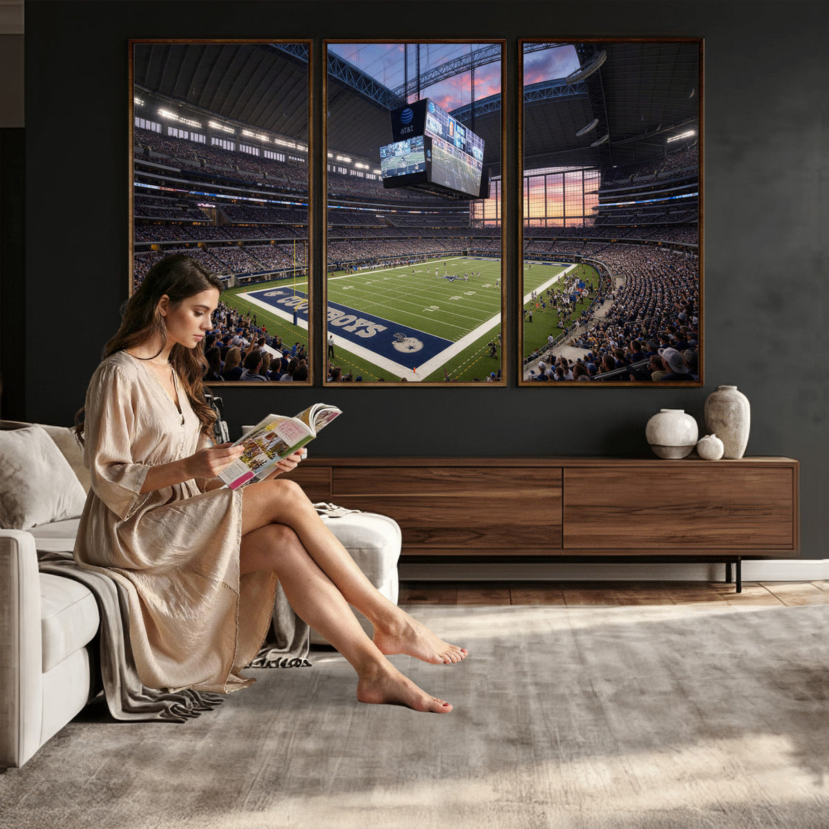 32321096-MGV-CV-36X24 - Stadium Wall Art Canvas Print