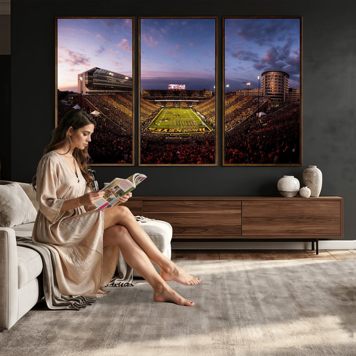 49683861-MGV-CV-36X24 - Stadium Wall Art Canvas Print