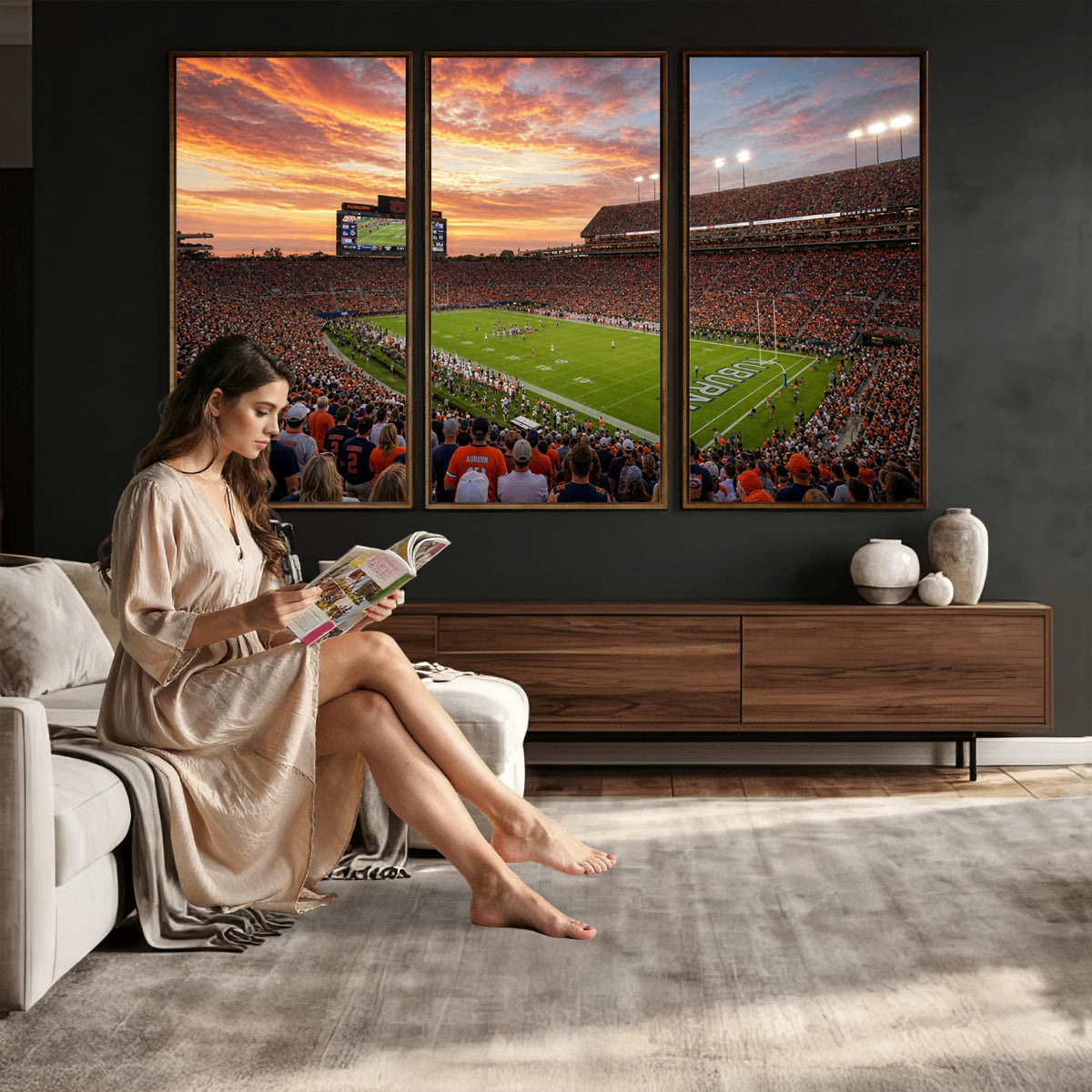 28631591-MGV-CV-36X24 - Stadium Wall Art Canvas Print